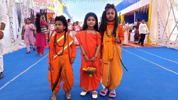 A rally was organized to mark saint Sri Ramthakur on his 166th birth anniversary in Agartala. TIWN Pic Jan 31 A rally was organized to mark saint Sri Ramthakur on his 166th birth anniversary in Agartala. TIWN Pic Jan 31